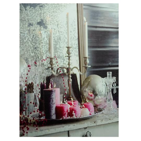 15.7" LED Lighted Regal Romance Candelabra Canvas Wall Art By Northlight | 15.75" x 12" | Michaels®